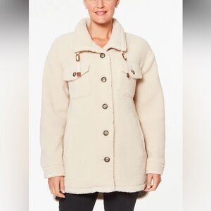 Koolaburra By UGG cream Sherpa Jacket Size L